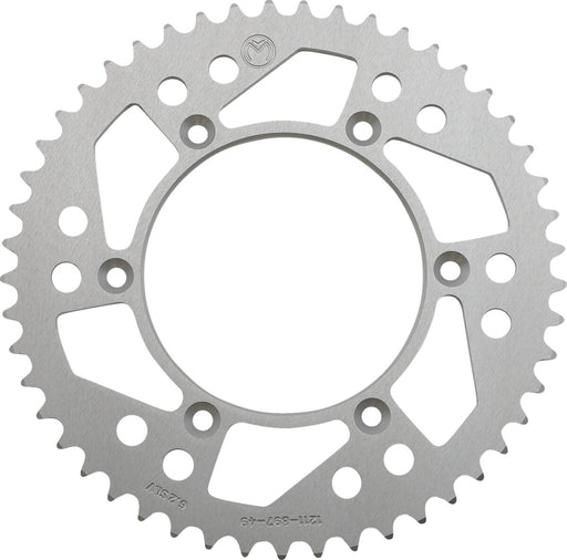 Moose Offroad Hard-parts Rear Aluminium Sprocket - Silver - 1211-897-49-11