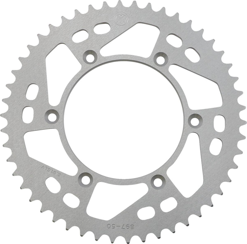Moose Offroad Hard-parts Rear Aluminium Sprocket - Silver - 1211-897-50-11
