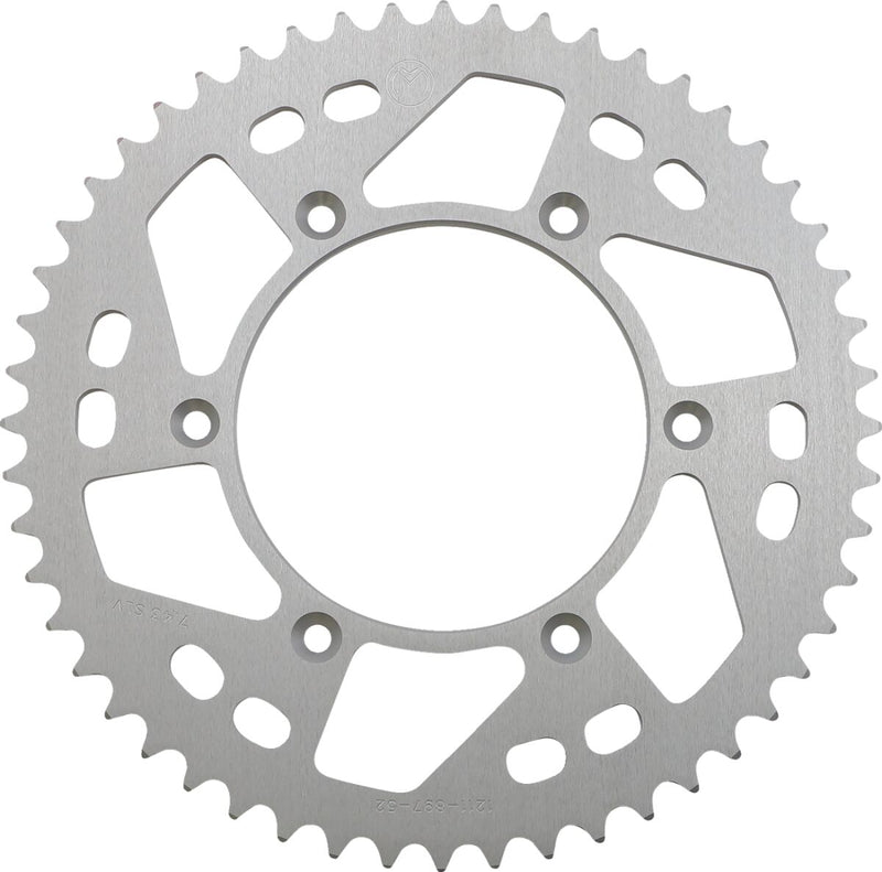 Moose Offroad Hard-parts Rear Aluminium Sprocket - Silver - 1211-897-52-11