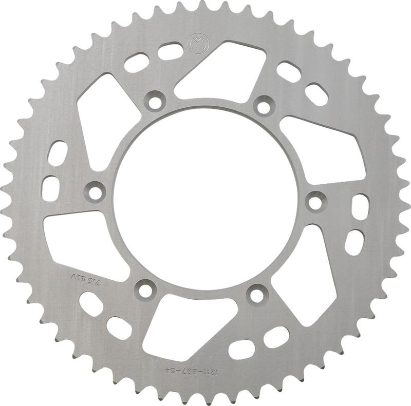 Moose Offroad Hard-parts Rear Aluminium Sprocket - Silver - 1211-897-54-11