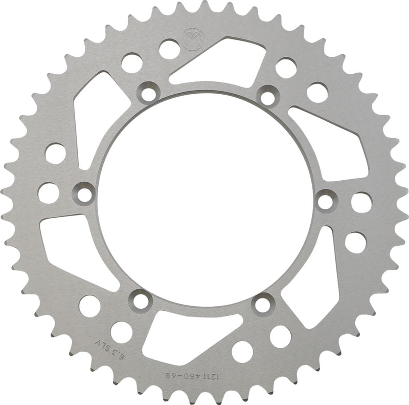 Moose Offroad Hard-parts Rear Aluminium Sprocket - Silver - 1211-460-49-11