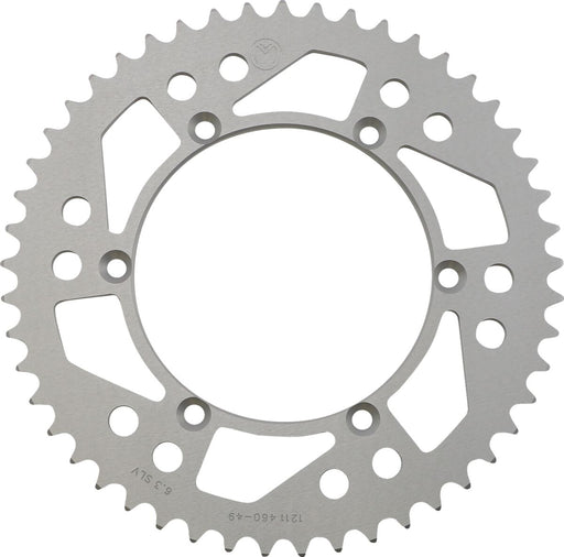 Moose Offroad Hard-parts Rear Aluminium Sprocket - Silver - 1211-460-49-11