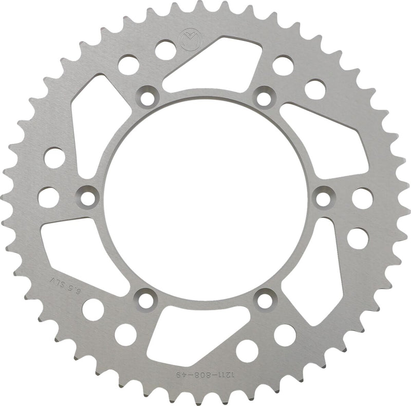 Moose Offroad Hard-parts Rear Aluminium Sprocket - Silver - 1211-808-49-11