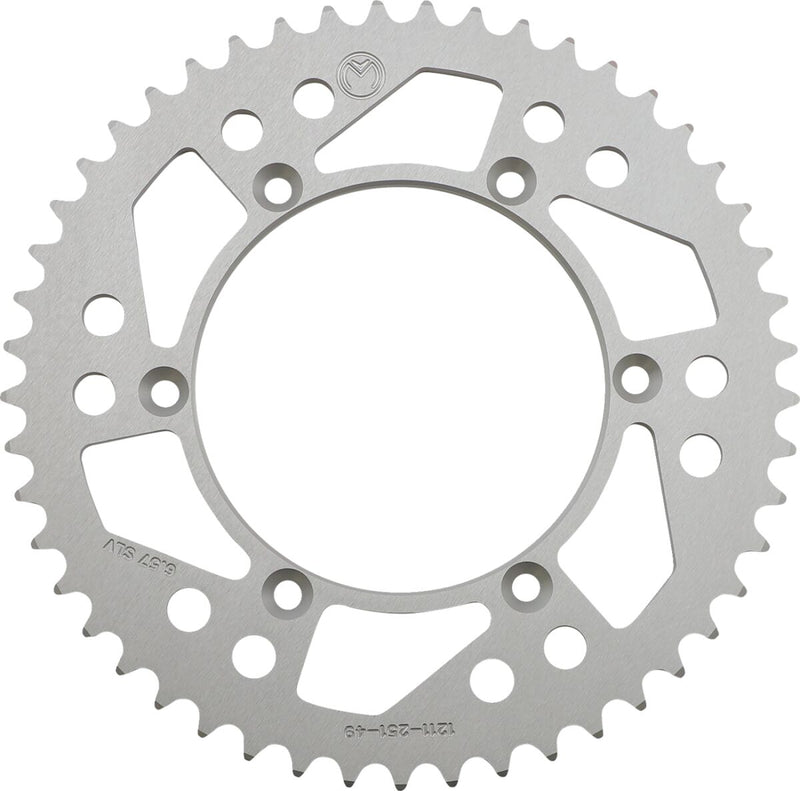 Moose Offroad Hard-parts Rear Aluminium Sprocket - Silver - 1211-251-49-11