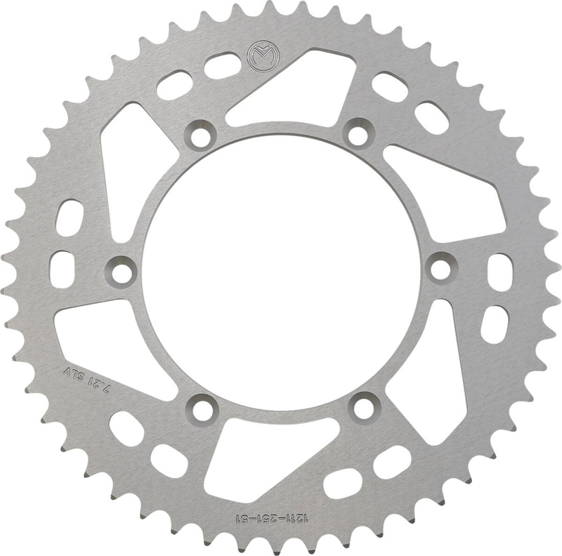 Moose Offroad Hard-parts Rear Aluminium Sprocket - Silver - 1211-251-51-11