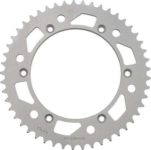 Moose Offroad Hard-parts Rear Aluminium Sprocket - Silver - 1211-853-49-11