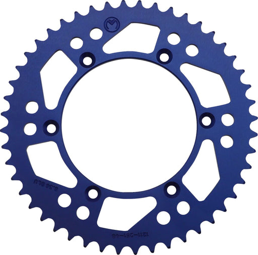 Moose Offroad Hard-parts Rear Aluminium Sprocket - Blue - 1211-251-48-12