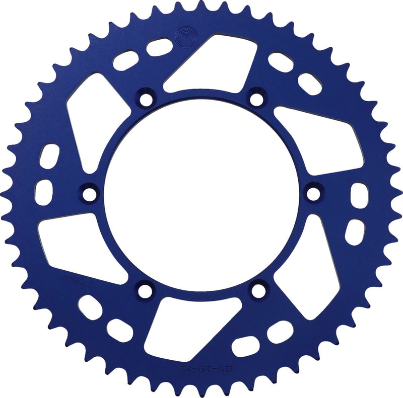 Moose Offroad Hard-parts Rear Aluminium Sprocket - Blue - 1211-251-52-12
