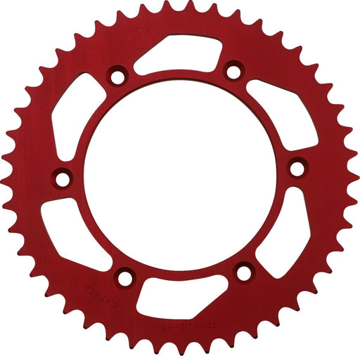 Moose Offroad Hard-parts Rear Aluminium Sprocket - Red - 1211-210-45-13