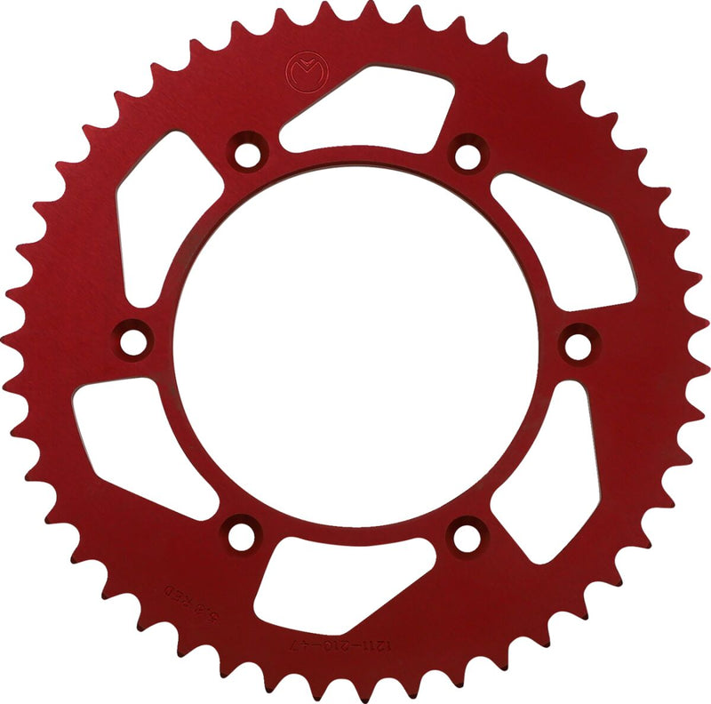 Moose Offroad Hard-parts Rear Aluminium Sprocket - Red - 1211-210-47-13