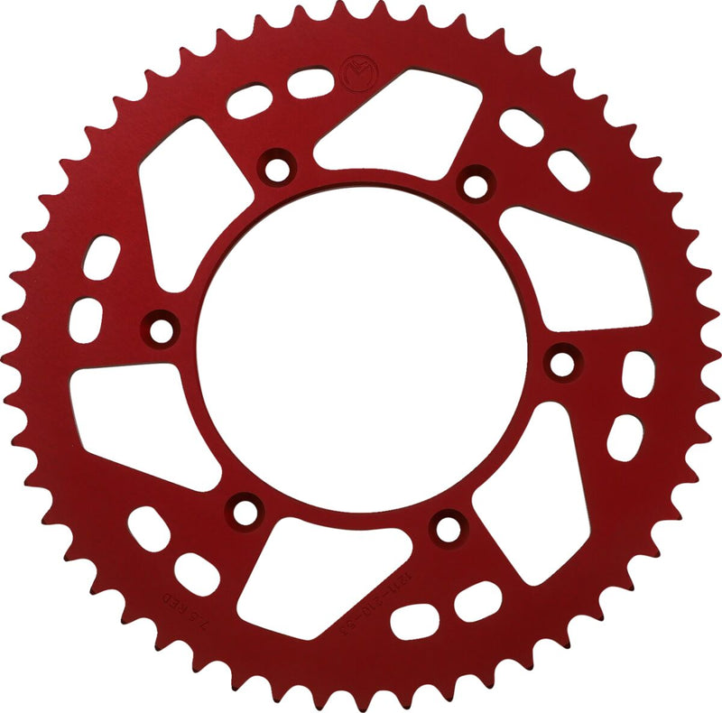 Moose Offroad Hard-parts Rear Aluminium Sprocket - Red - 1211-210-53-13