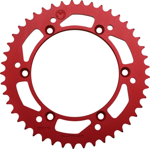 Moose Offroad Hard-parts Rear Aluminium Sprocket - Red - 1211-822-45-13