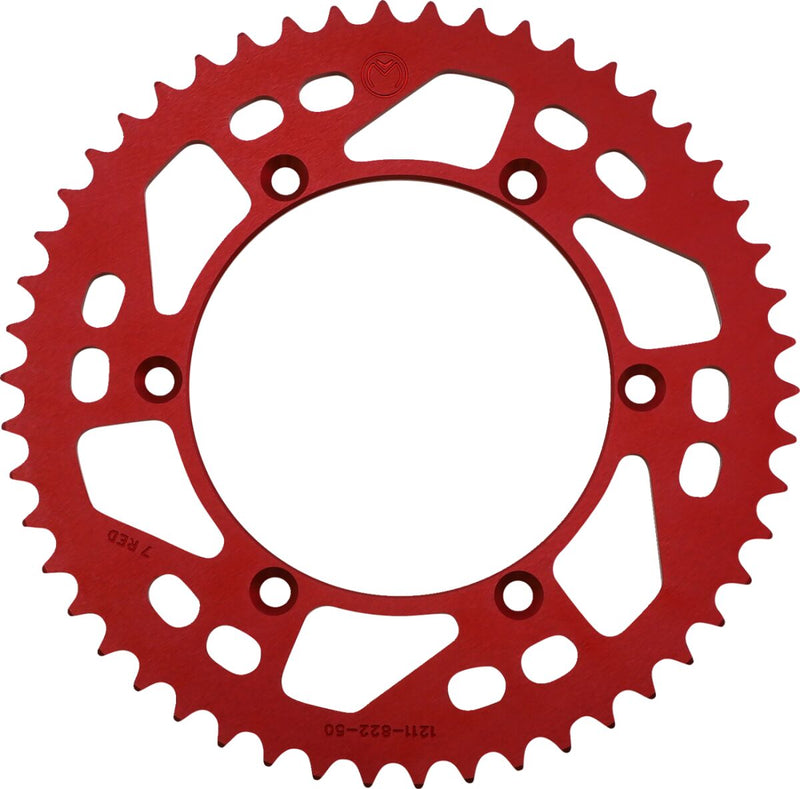 Moose Offroad Hard-parts Rear Aluminium Sprocket - Red - 1211-822-50-13