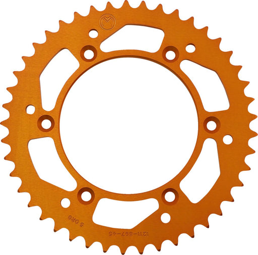 Moose Offroad Hard-parts Rear Aluminium Sprocket - Orange - 1211-897-45-14