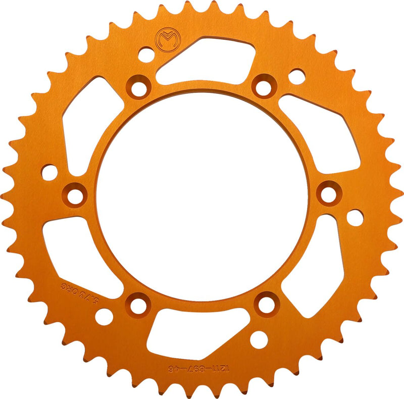 Moose Offroad Hard-parts Rear Aluminium Sprocket - Orange - 1211-897-46-14