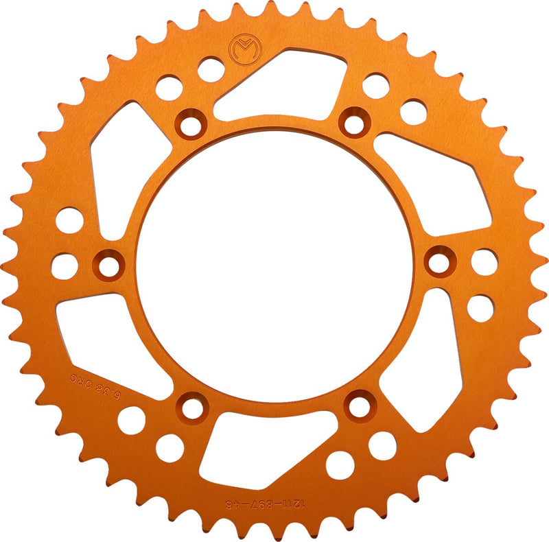 Moose Offroad Hard-parts Rear Aluminium Sprocket - Orange - 1211-897-48-14