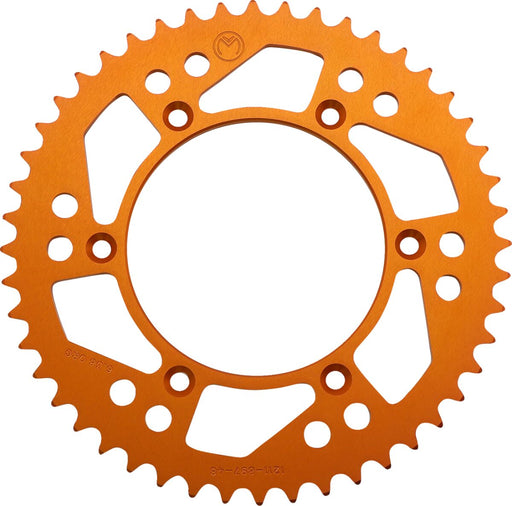 Moose Offroad Hard-parts Rear Aluminium Sprocket - Orange - 1211-897-48-14