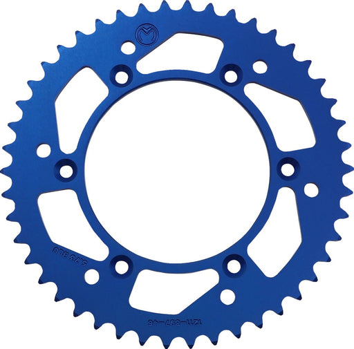 Moose Offroad Hard-parts Rear Aluminium Sprocket - Blue - 1211-897-46-12