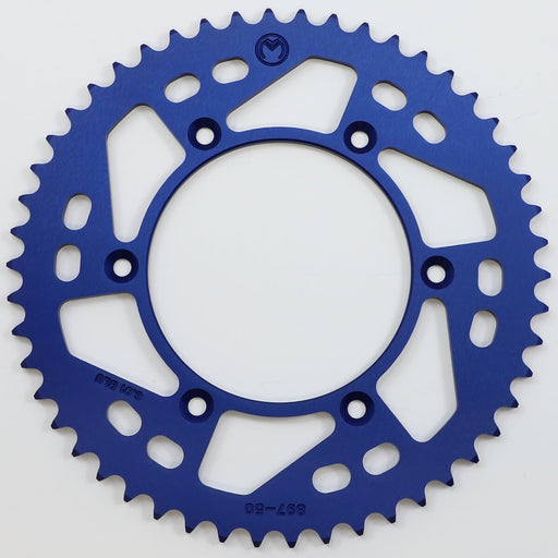 Moose Offroad Hard-parts Rear Aluminium Sprocket - Blue - 1211-897-50-12