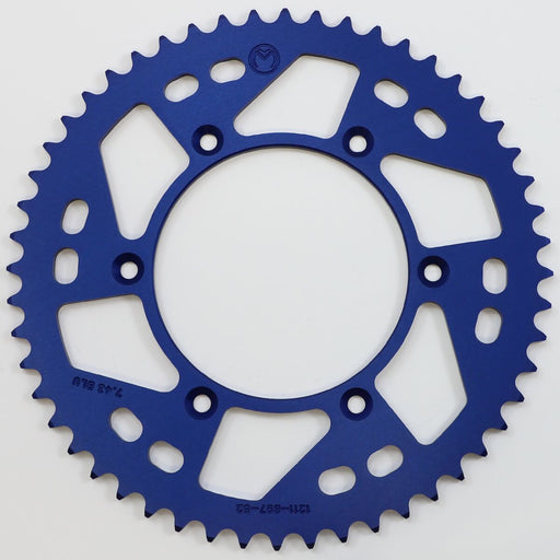 Moose Offroad Hard-parts Rear Aluminium Sprocket - Blue - 1211-897-52-12