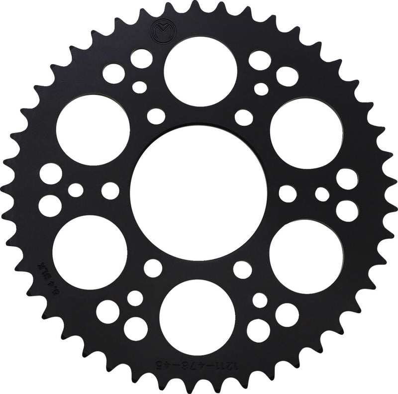 Moose Offroad Hard-parts Rear Aluminium Sprocket - Black - 1211-478-45-10
