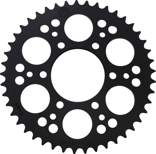 Moose Offroad Hard-parts Rear Aluminium Sprocket - Black - 1211-478-45-10