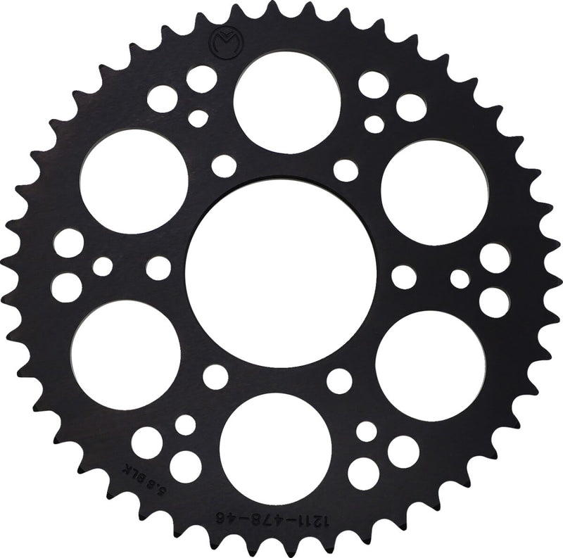 Moose Offroad Hard-parts Rear Aluminium Sprocket - Black - 1211-478-46-10