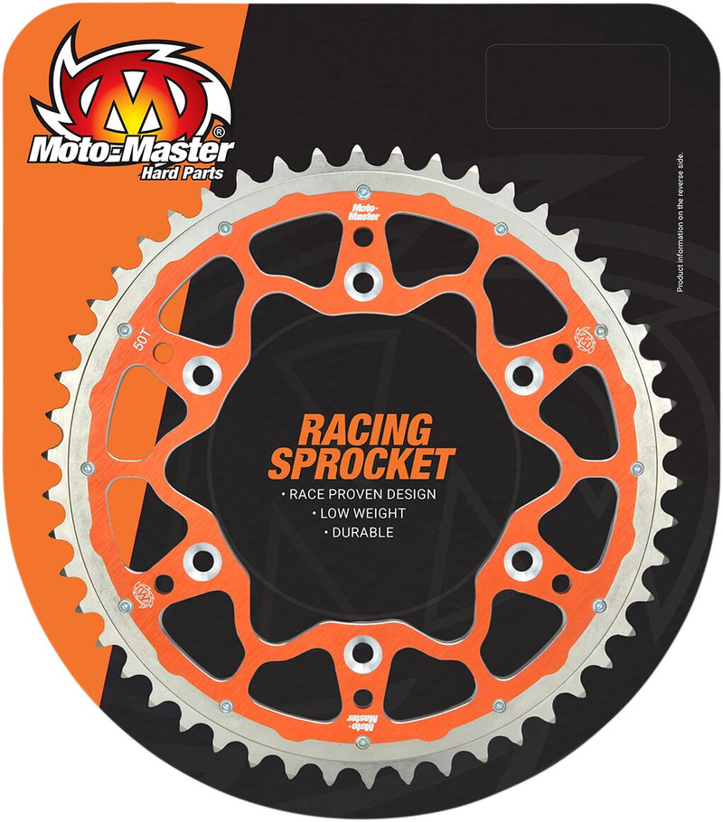 Moto-Master Fusion Dual Rear Sprocket - 520 - Orange - Drive - 62.007.35.50