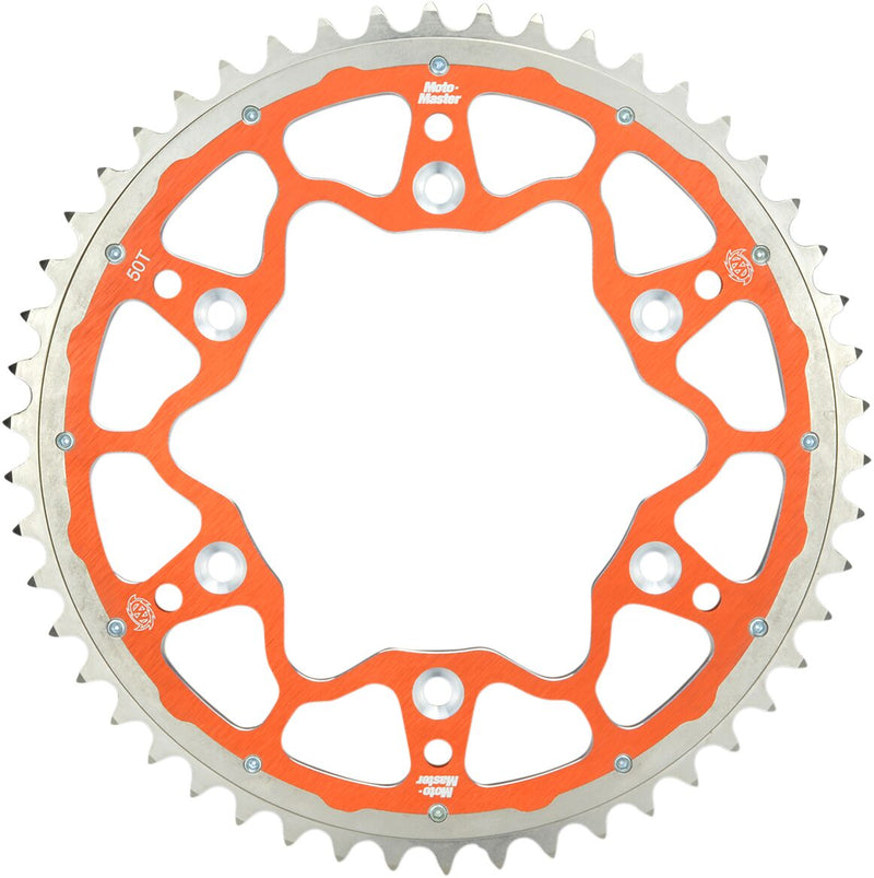 Moto-Master Fusion Dual Rear Sprocket - 520 - Orange - Drive - 62.007.35.52