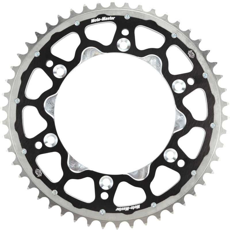 Moto-Master Fusion Series Dual Ring Rear Sprocket - 520 - Black - Drive - 62.009.32.48