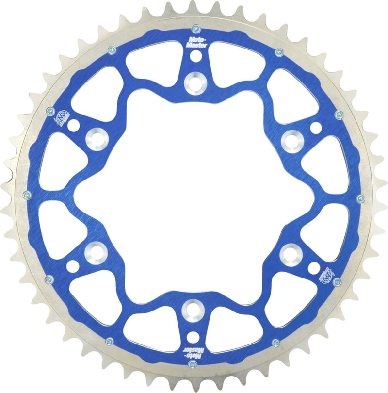 Moto-Master Fusion Series Dual Ring Rear Sprocket - 520 - Blue - Drive - 62.009.34.49
