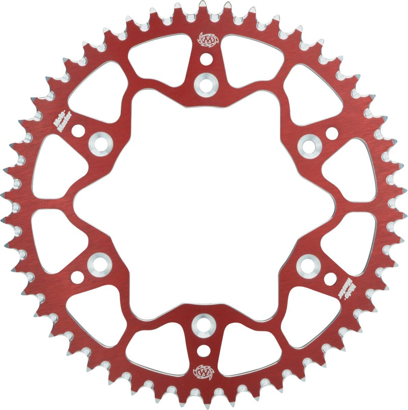 Moto-Master 7075 Aluminium Rear Sprocket - 520 - Red - Drive - 62.012.23.48