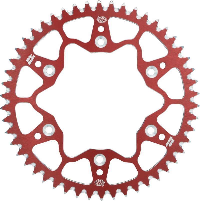 Moto-Master 7075 Aluminium Rear Sprocket - 520 - Red - Drive - 62.012.23.50