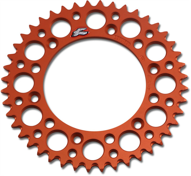 RENTHAL Ultralight Rear Sprocket - Orange - 224U-520-44GPOR