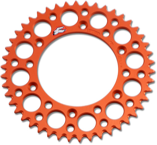 RENTHAL Ultralight Rear Sprocket - Orange - 224U-520-46GPOR