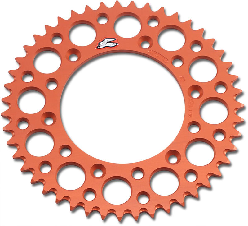 RENTHAL Ultralight Rear Sprocket - Orange - 224U-520-47GPOR