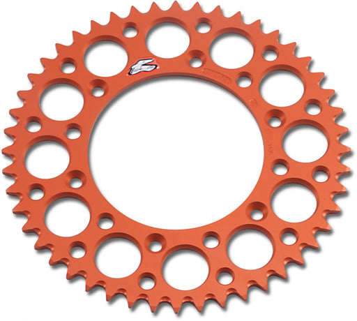 RENTHAL Ultralight Rear Sprocket - Orange - 224U-520-48GPOR