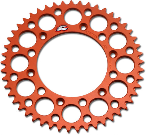 RENTHAL Ultralight Rear Sprocket - Orange - 224U-520-49GPOR