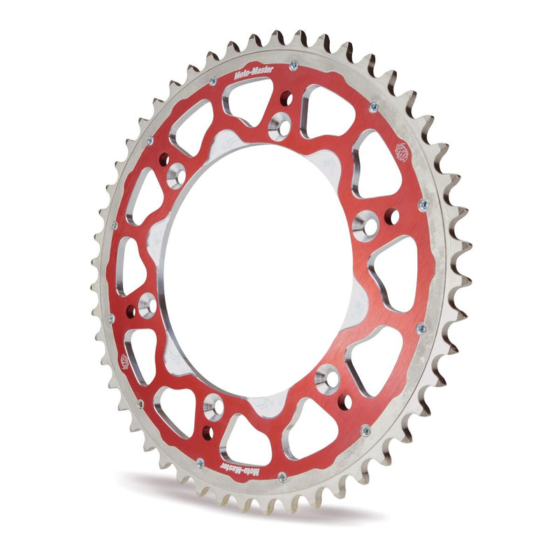 Moto-Master Fusion Dual Rear Sprocket - 520 - Red - Drive - 62.007.33.48