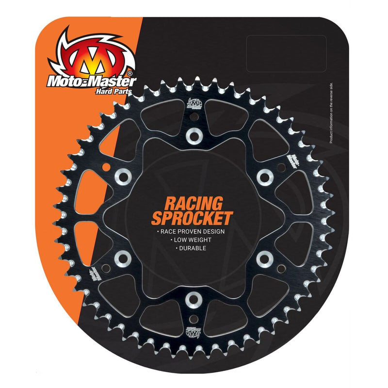 Moto-Master Aluminium Rear Sprocket - 420 - Black - Drive - 62.041.22.49