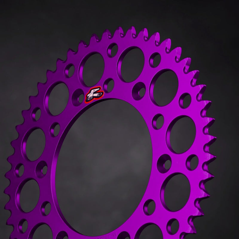 RENTHAL Ultralight Rear Sprocket - Purple - 154U-520-50GRPE