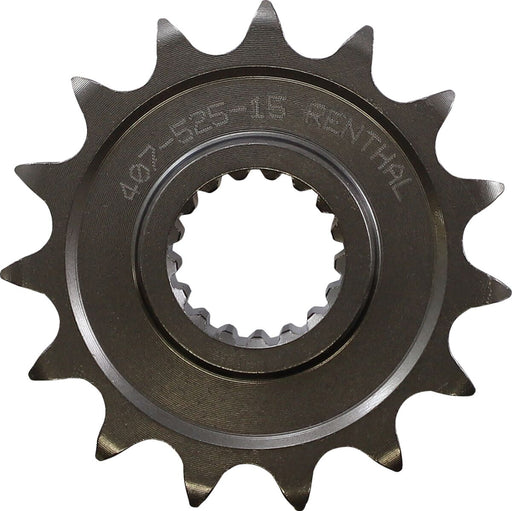 RENTHAL Countershaft Sprocket - Front, Natural - 525 - 407--525-15P