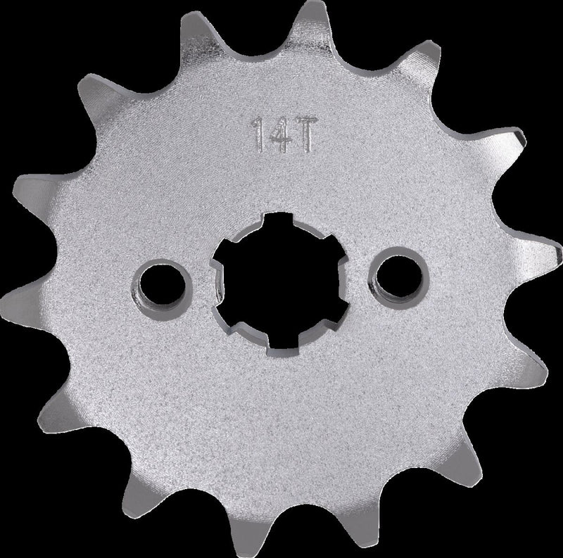 Moose Offroad Hard-parts Front Sprocket - Natural, Countershaft - 420 - 26-3109-14CRMO