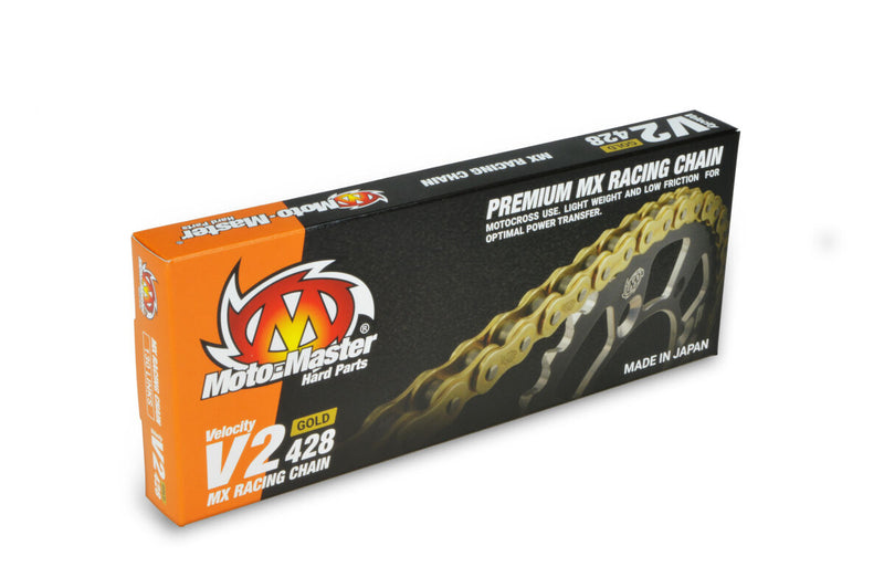 Moto-Master 428 V2 Drive Chain - V2 Series - 130 - Gold