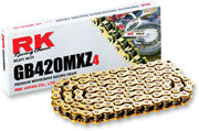 RK MXZ Series Drive Chain - 420 - 120 Links - Gold - GB420MXZ4-120
