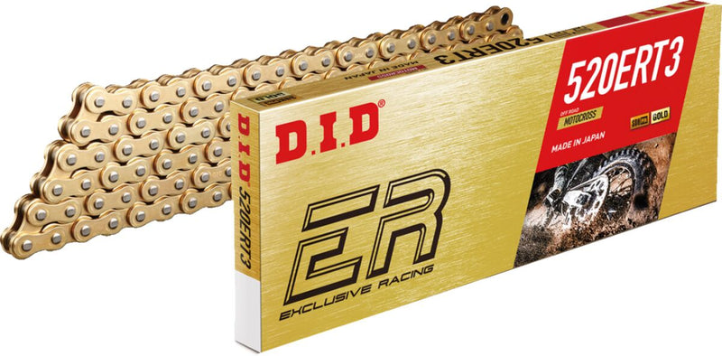 DID ERT3 Series Drive Chain - 520 - 120 Links - Gold