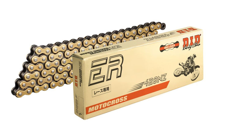DID NZ Series Drive Chain - 428 - 124 Links - Gold,  Steel