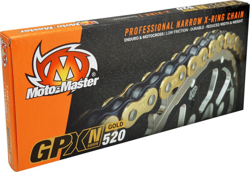Moto-Master GPX-N Drive Chain - GPXN Series - 520 - 118 - Gold