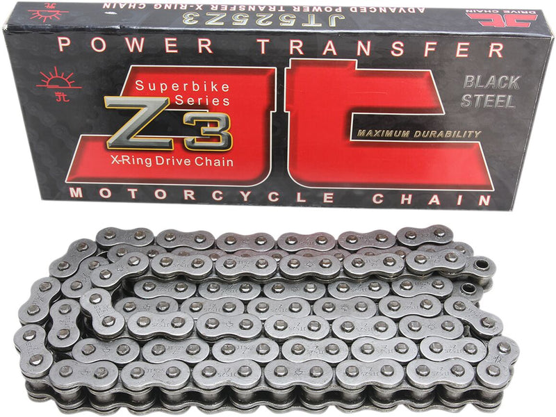 JT Chains Z Series Drive Chain - 525 - 118 Links - Natural