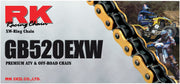 RK EXW Series Drive Chain - 520 - 78 Links - Black,  Gold
